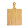 6pc 16x10" Bulk Plain Bamboo Serving Tray, Charcuterie Platter Cutting Board Set