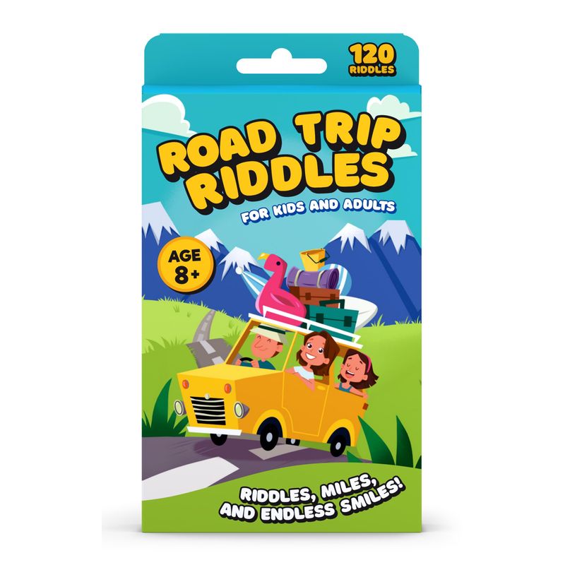 WELL BALANCED 120 Road Trip Riddles - Road Trip Car Game for Kids ...
