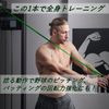 COZENTA Resistance Bands Training Tube Exercise Baseball Softball Core (Medium Loads, Green)