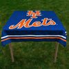 WinCraft Mets Logo Tablecloth and Square Table Cover Overlay
