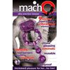 The Macho Ultra Erection Keeper Cock Ring Multispeed Purple