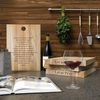 Personalised Carved Solid Oak Chopping and Serving Board, Lords Prayer design