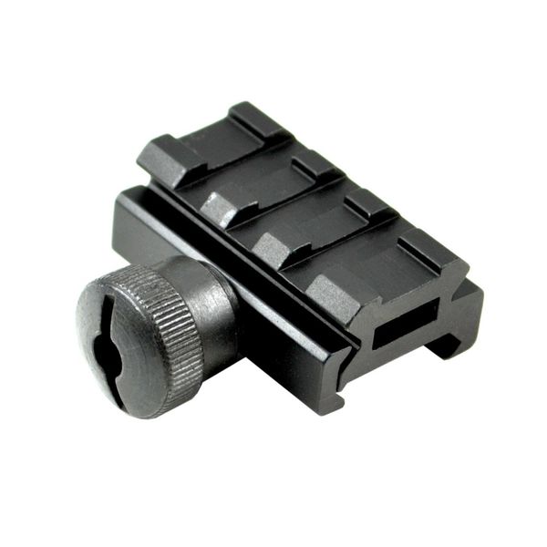 Sniper® Compact Riser Mount Low Profile 3 Slots Picatinny Aluminum Anodized