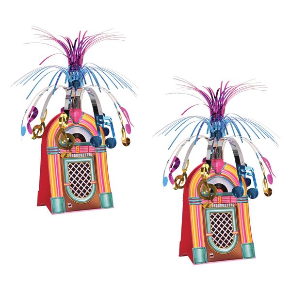 Beistle Jukebox Centerpiece Pack of 2
