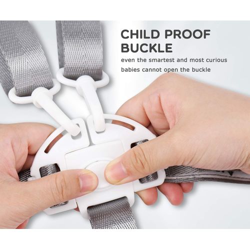 Minnebaby High Chair Straps, Replacement 5 Point Harness Straps for High Chair