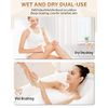 Dry Brushing Body Brush, POPCHOSE Natural Bristle Dry Skin Exfoliating Brush Body Scrub for Flawless Skin, Cellulite Treatment, Lymphatic Drainage and Blood Circulation Improvement, Medium Strength