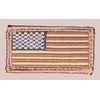MINI US AMERICAN FLAG MILITARY ARMY DESERT TACTICAL HOOK PATCH 1.25 X 2"