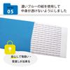 Sorimachi SR291 Envelopes, Blue, 100 Pieces, Window Envelopes, Payroll, Bonus, Office