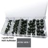 Set: 100 Premium Rubber Beads Assorted Beads Free Petri Heil. Sticker.