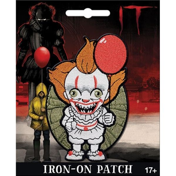 It! The Movie Pennywise Chibi Figure Image Embroidered Die-Cut Patch