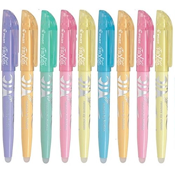 Pilot Frixion Light Pastell | 9er Set, soft Pastell | sortiert