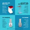 Red Carpet Manicure Soft Gel Tips & Accessories (LED Soft Gel Tip Adhesive)