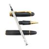 Gullor 450 Rollerball Pen with Golden Ring - Matte Black
