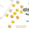 Lesfit 12 Pcs 3D Glass Fridge Magnets