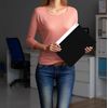 1 x A4 Display Book 20 Pocket | Presentation Folder | Home and Office Use (Black)