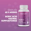 SEROFlora Vaginal Suppositories for Yeast Infection (60ct)