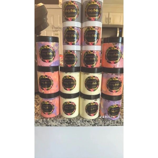 Handmade 4oz Silky Whipped Body Butter