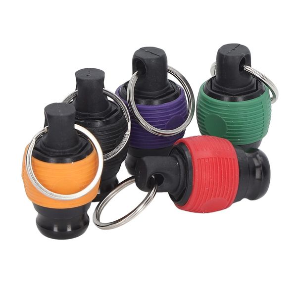 Socket Holder, Bit Holder, Key Holder, Keychain, Colorful Impact Socket, Drill, Driver, Adapter, Tip Tool, Cell Phone, Storage, 1/4 Inch, Set of 5 Colors