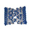 Ruihfas 5Pcs Easy Stretch Beaded Hair Combs Double Magic Slide Metal Comb Clip Hairpins for Women Hair Styling