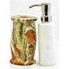 Multi Green Onyx Liquid Soap & Lotion Dispensers