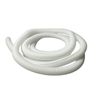 White Conduit Split Plastic Flexible Cable Tidy Solution Tube Trunking 23mm - 4m