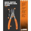 A & E Hand Tools Lang Tools 1434 Internal/External Quick Switch Retaining Ring Pliers and Tip Kit