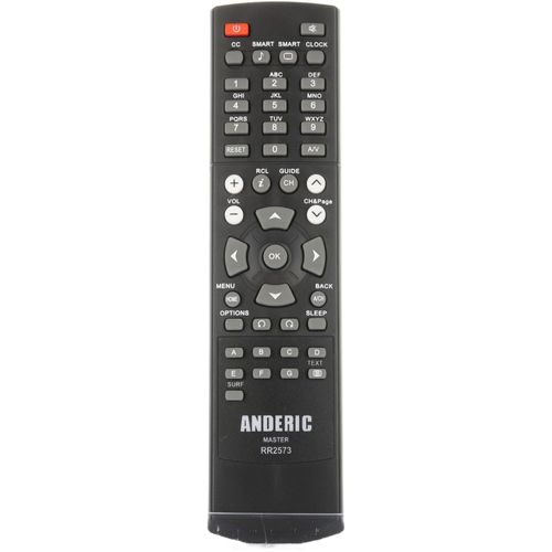 Anderic RR2573 for All Philips/Magnavox TVs - Master/Setup Remote - No Programming Required - Substitute for Philips RC2573GR, RG4172BK, 22AV8573/00