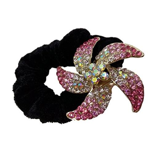 Fluffy Hair Elastic Hair Band Hair Accessory - red