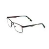 V.W.E. Men Premium Rectangle Stainless Steel Reading Glasses - Large Metal Reader (Maroon, 1.50)