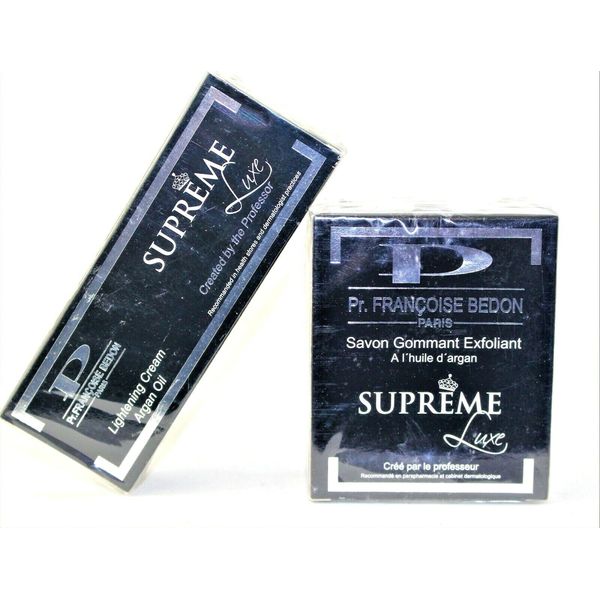 Pr. Francoise Bedon Supreme Exfoliating Soap with and tube Cream Argan Oil