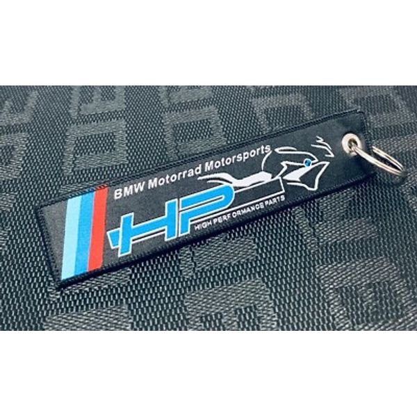 JDM HP HIGH PERFORMANCE PART DOUBLE SIDE Racing Cell Holders Keychain Universal