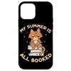 My Summer Is All Booked Funny Bookworm Reading Gift Case for iPhone 12 mini