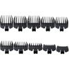 Suifaqi 10 Pcs Hair Clipper Guards Cutting Combs for Pilot/Pro Basic/Pro Series 79775,79060 - Black
