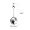 2Pcs Stainless Steel Tea Ball Infusers with 2 Trays - Reusable Fine Mesh Loose Leaf Tea Interval Diffusers