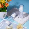 BENECREAT Pump Bottle, Vacuum Press Bottle, Empty Bottle, Plastic Compartment Refill Bottle, Travel Cosmetic Container