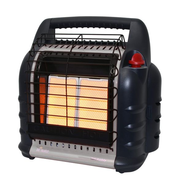 Mr. Heater F274830 MH18BRV Big Buddy Grey Indoor-Safe Portable RV Propane Heater (4,000 , 9,000 and 18,000 BTU)