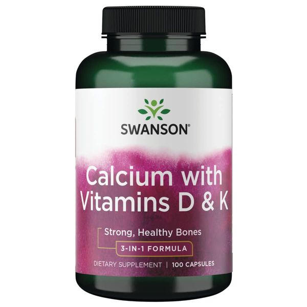 Swanson Tricalcium Complex with Vitamins D & K 100 Capsules