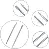 HARY Sds Chisel Bits 2-Piece Chisel Set for Electric Hammer (square Handle Four Holes), 14 * 400mm Includes Flat Chisel & Pointed Chisel, Sds Breaker Bits for Tile,Masonry,Concrete