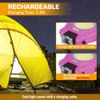 EverBrite Rechargeable Magnetic COB Keychain Work Light 6 Mode Flashlight 2 Pack