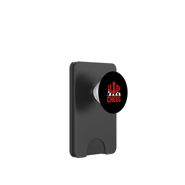 Chess Funny Board Game Chess Player PopSockets PopWallet for MagSafe