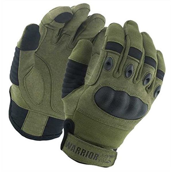 Warrior Omega Hard Knuckle Gloves Olive XL