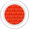 Christmas Hearts Peppermint Candy PopSockets PopGrip for MagSafe