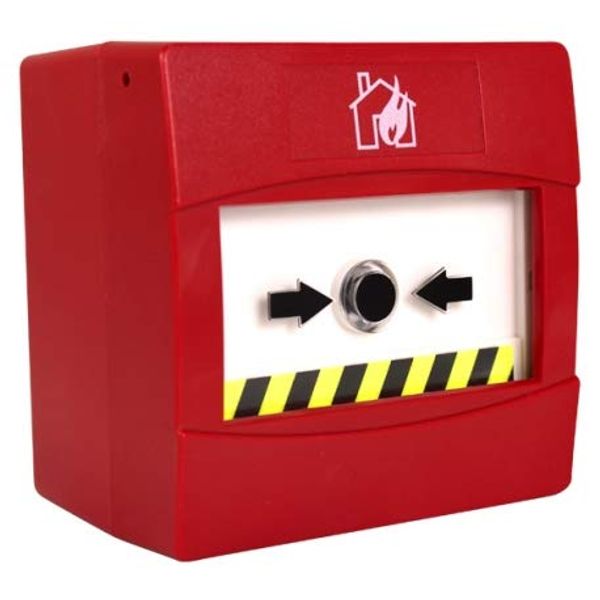 C-Tec Sycall Red Surface Mounting No Break Fire Call Point, 470/680 Ohms (BF370S)