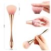 Rose Gold Powder Blush Brush, Professional Make Up Brush, Foundation Brush, Face Brush (Rose Gold)