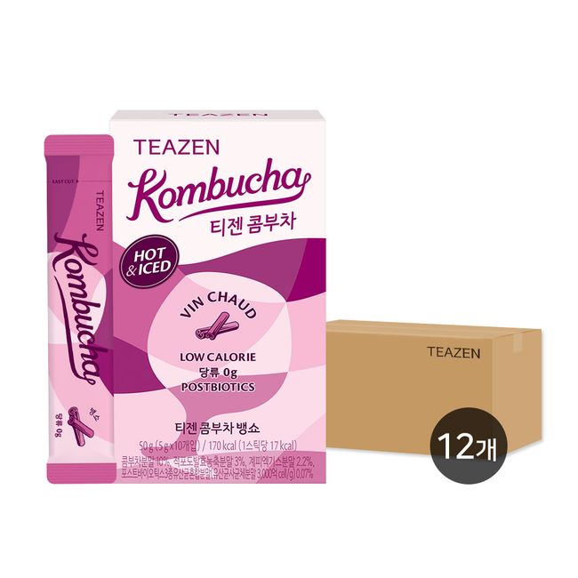 Teazen Kombucha Bangshow 10 sticks x 12 boxes (1 carton)