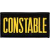 Constable Chest Patch - 4 x 2 - Med. Gold Lettering - Black Backing - Sew On
