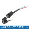 A ABSOPRO Ignition Switch Lock Universal Scooter Electric Bikes Off/On Locks