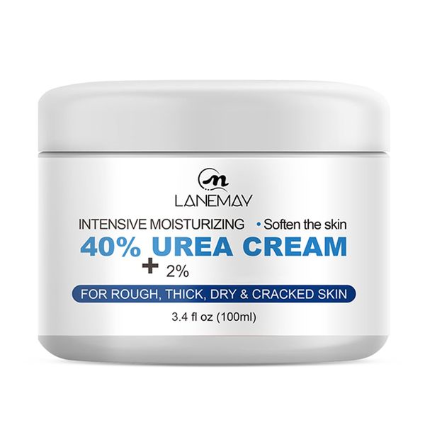 Urea Foot Cream,Urea Cream for Feet,Urea Foot Cream 40 Percent Foot Cream for Cracked Heels and Dry Skin Deep Moisturizing,Callus Remover Nourishes Soften for Hand, Foot and Body Care