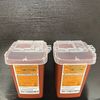 Sharps Container Biohazard Needle Disposal Medline 1 Quart Size Tattoo - 2 PACK