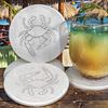 Blue Crab Absorbent Drink Coaster (set of 4)